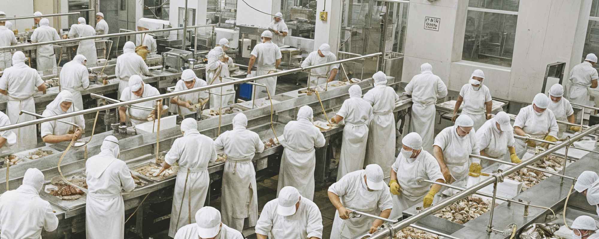 Vista general del obrador con el equipo